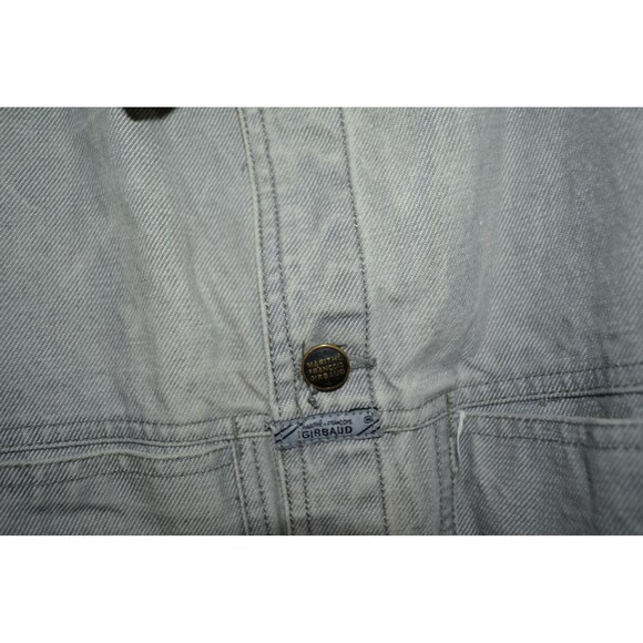 Vintage Denim Coat Marithe Francois Girbaud Gray Smoke Trucker Streetwear - Picture 8 of 8